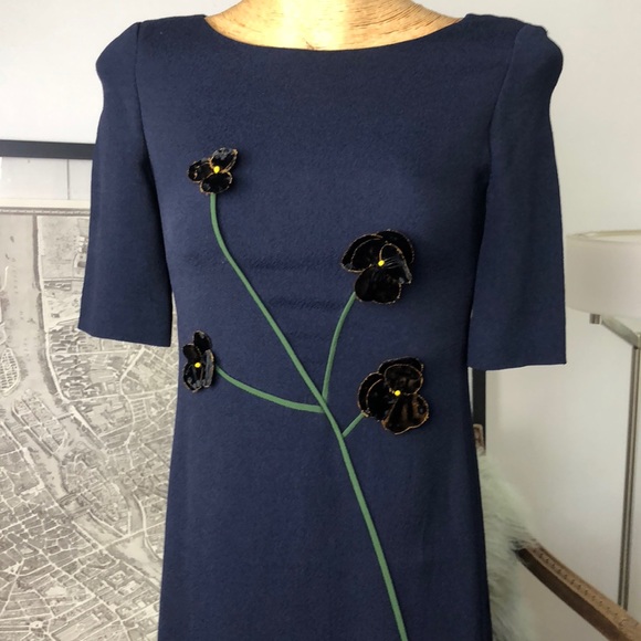 Moschino Cheap and Chic Vintage navy dress - Picture 2 of 4